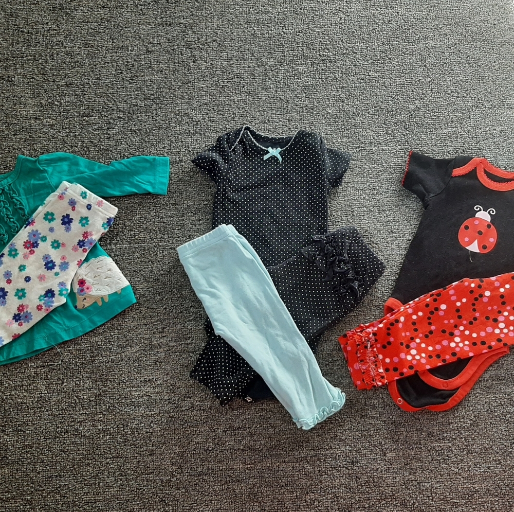 Baby girl outfit bundle